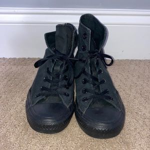 COPY - All black Converse size 6 Women